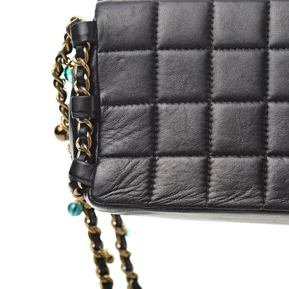 Chanel Lambskin East West Chocolate Bar Flap Black 15 of 16