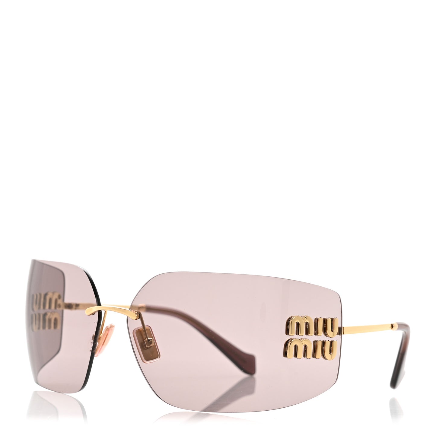 Metal Runway Sunglasses SMU54Y Mauve