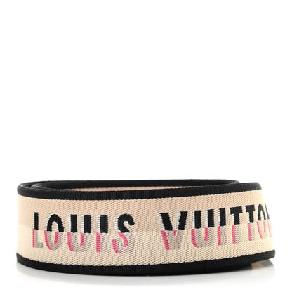 Louis Vuitton Jacquard Speedy Bandouliere 20 Shoulder Strap Black 2 of 4