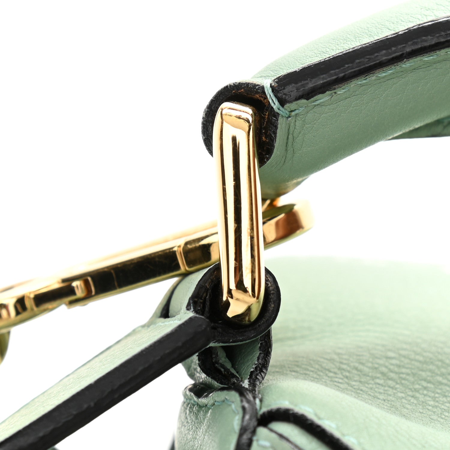 Loewe Calfskin Medium Puzzle Bag Sea Water Green 14 of 19