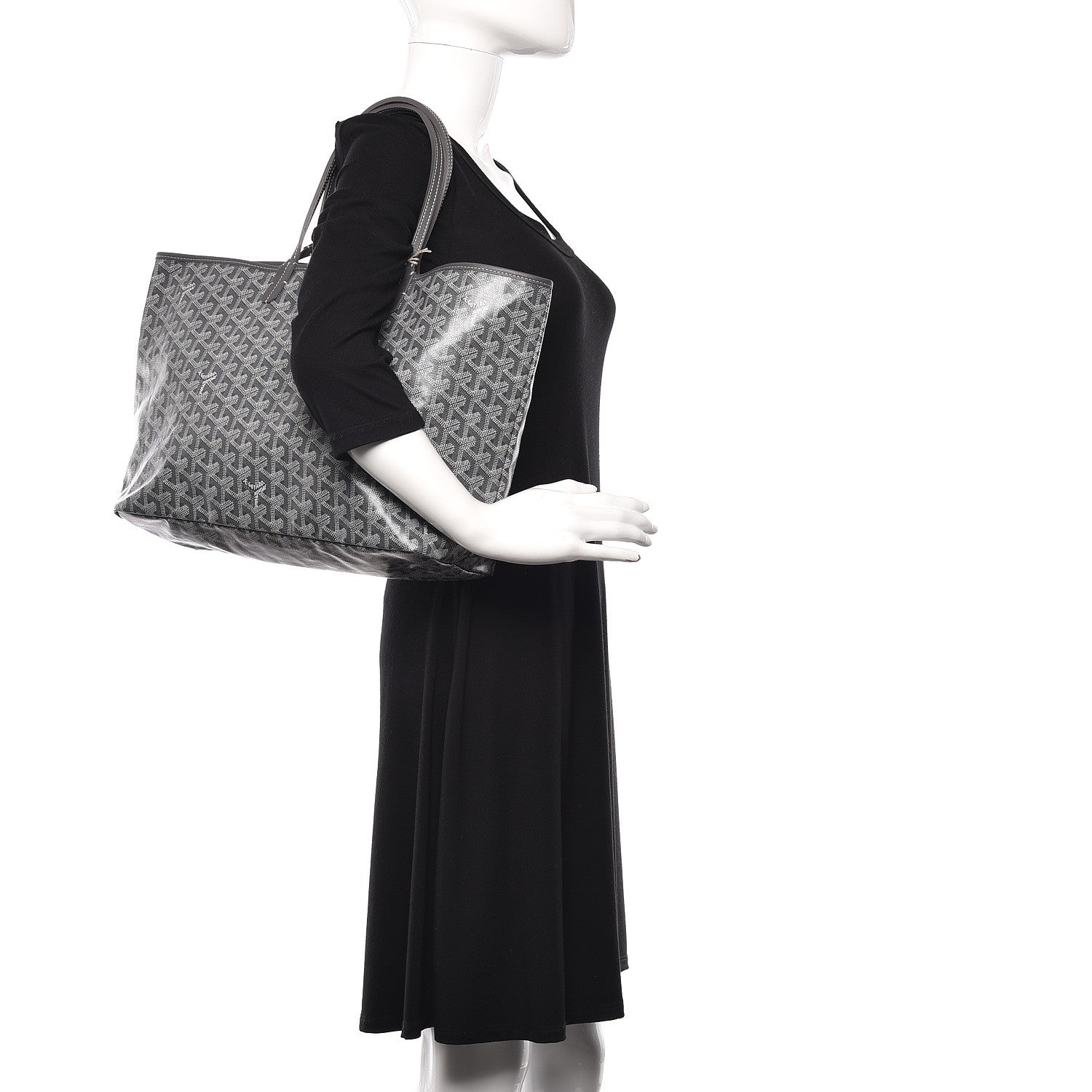 Goyard Goyardine Saint Louis PM Grey 1 of 14