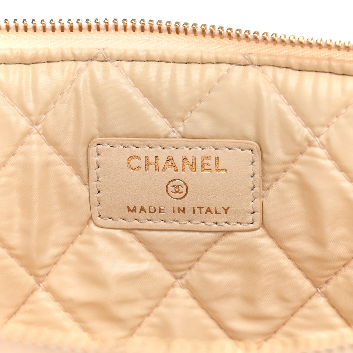 Woven Raffia Large Deauville Pouch White
