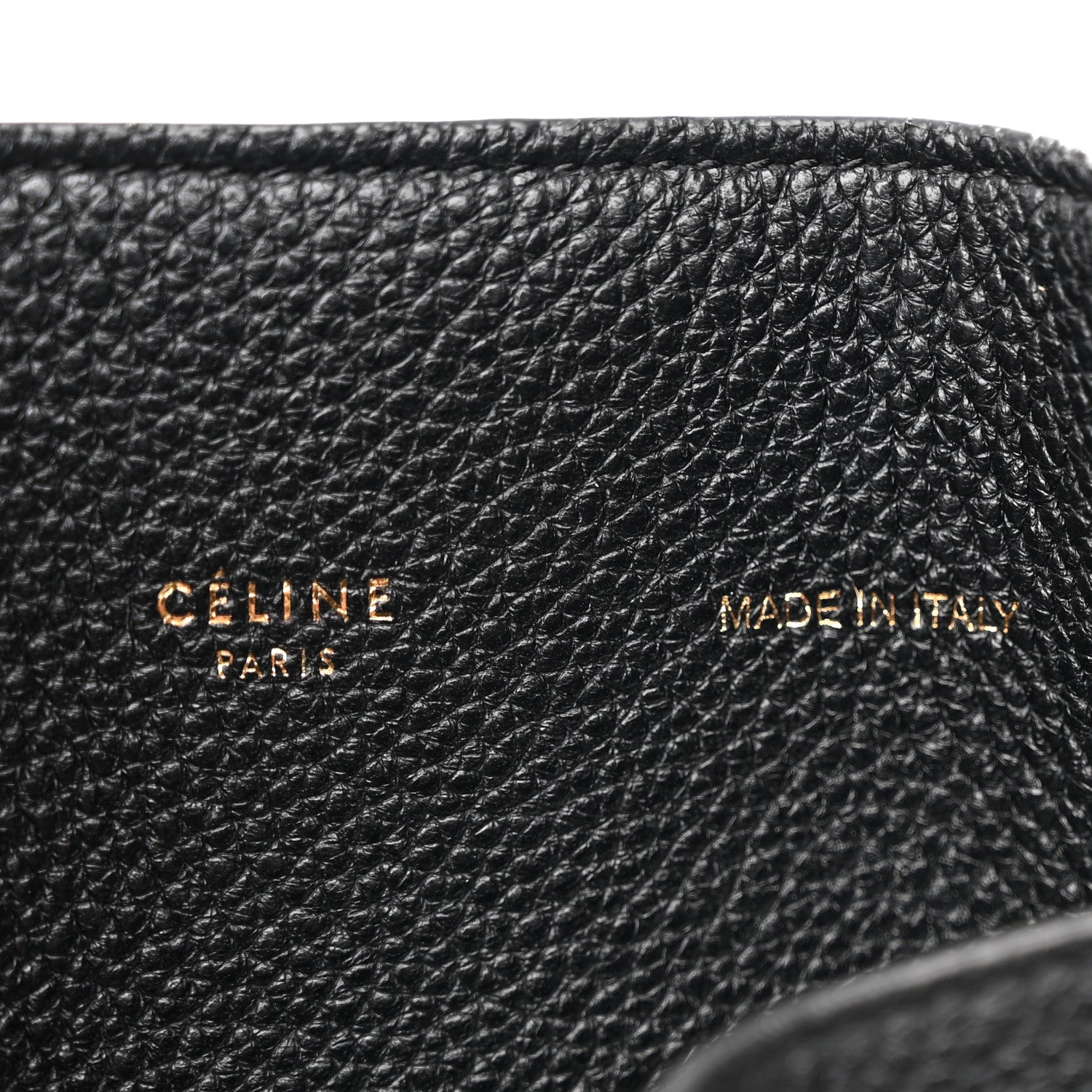 Celine Soft Grained Calfskin Medium Belt Cabas Phantom Black 6 of 18