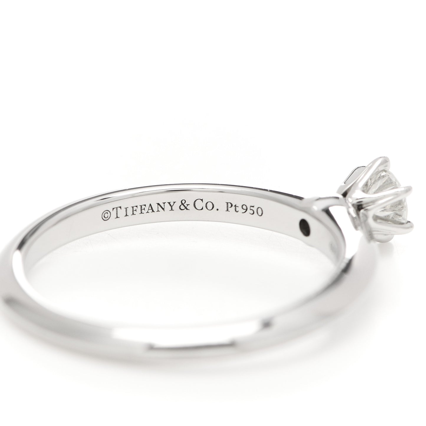 Platinum Diamond .22ct Solitaire Engagement Ring 51 5.75