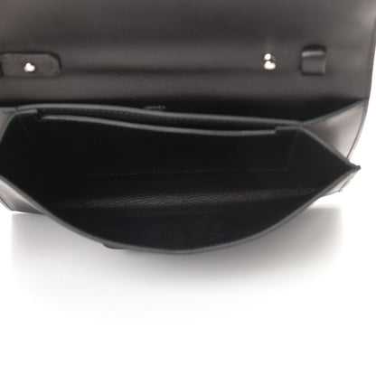 Hermes Evergrain Evercolor H Passant Clutch Bleu Indigo Black Bleu Nuit 5 of 13