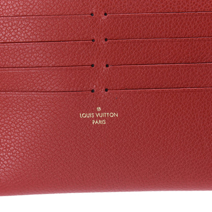 Louis Vuitton Calfskin Felicie Card Holder Insert Cherry 6 of 6