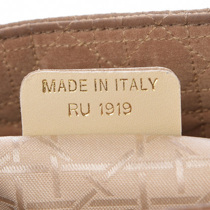 Christian Dior Nylon Cannage Medium Lady Dior Beige 7 of 21