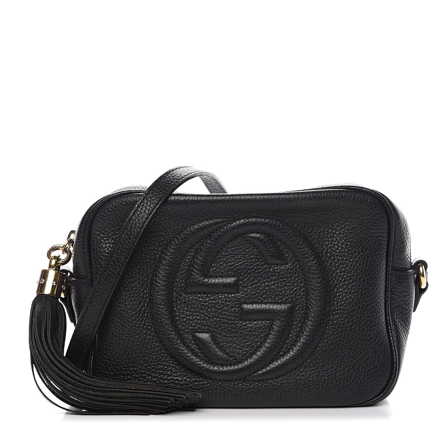 Gucci Pebbled Calfskin Small Soho Disco Bag Black 1 of 11