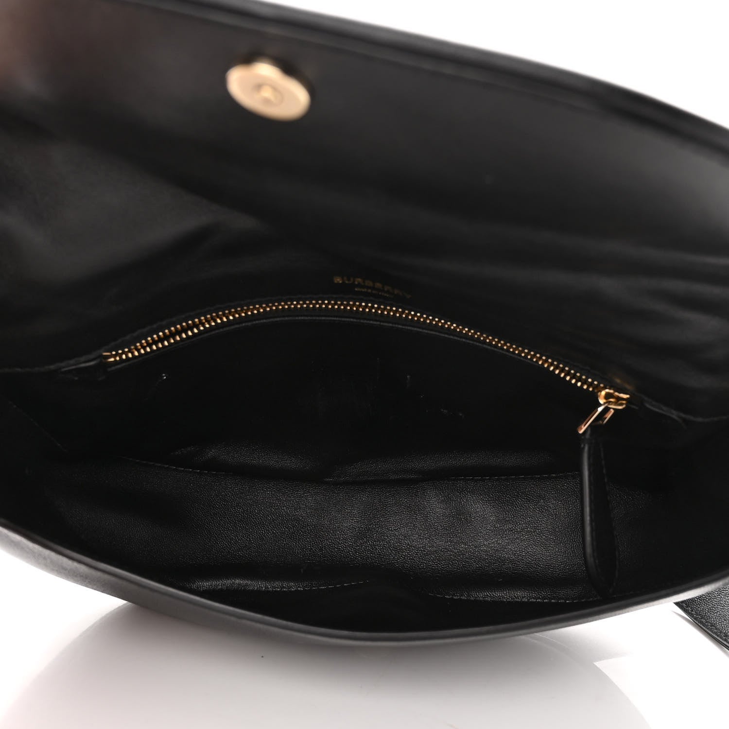Burberry Lambskin Quilted Small Olympia Pouch Black 5 of 10