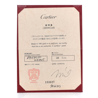 Cartier 18K White Gold Diamond D'Amour Heart Pendant Necklace 7 of 7