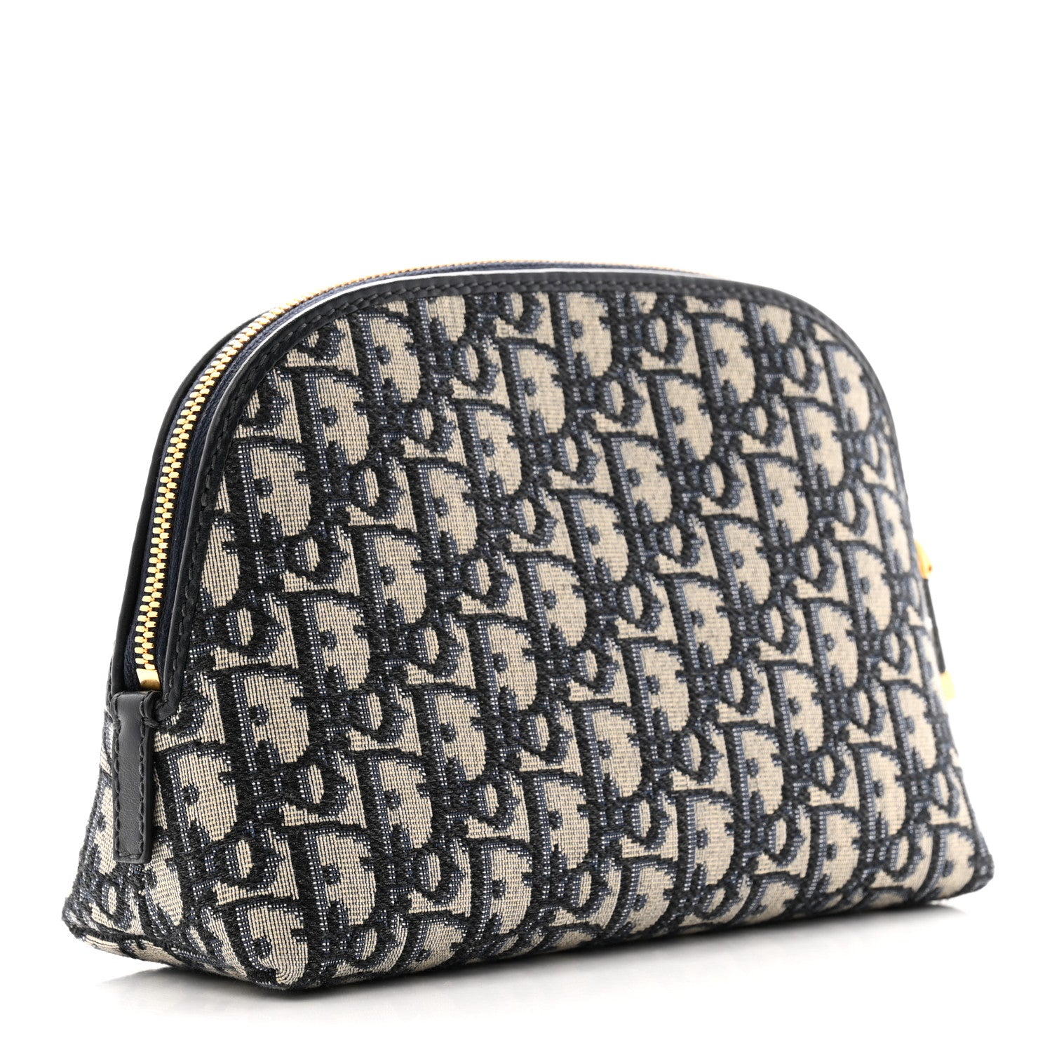 Christian Dior Oblique 30 Montaigne Cosmetic Pouch Blue 3 of 11