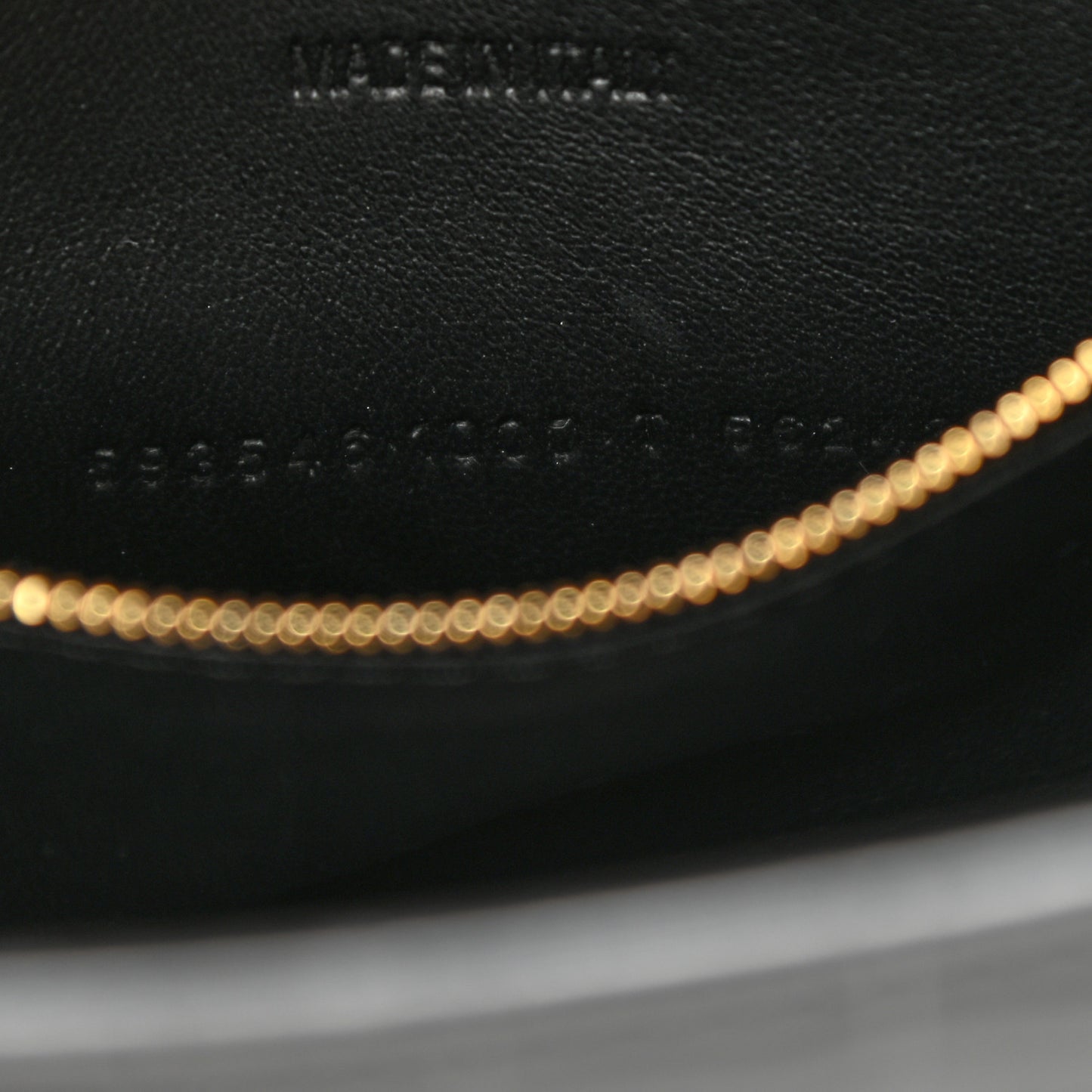 Shiny Calfskin Crocodile Embossed Small Hourglass Top Handle Bag Black