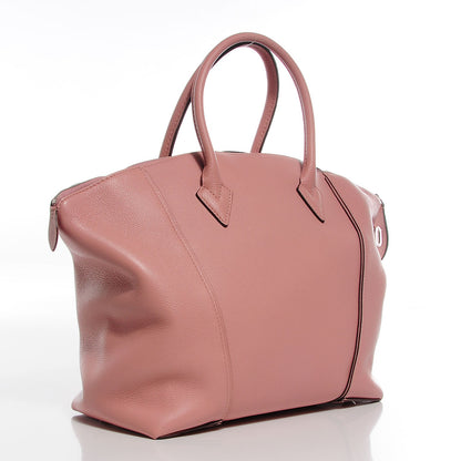 Louis Vuitton Veau Cachemire Soft Lockit MM Magnolia 3 of 7