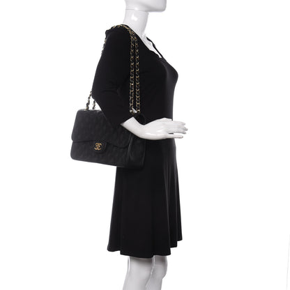 Chanel Caviar Quilted Jumbo Double Flap Black 2 of 11