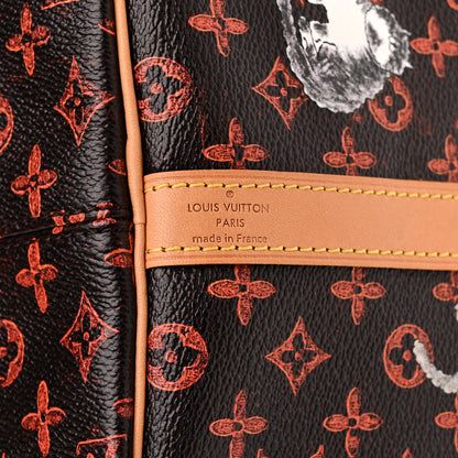 Louis Vuitton Catogram Speedy Bandouliere 30 Marron 6 of 10