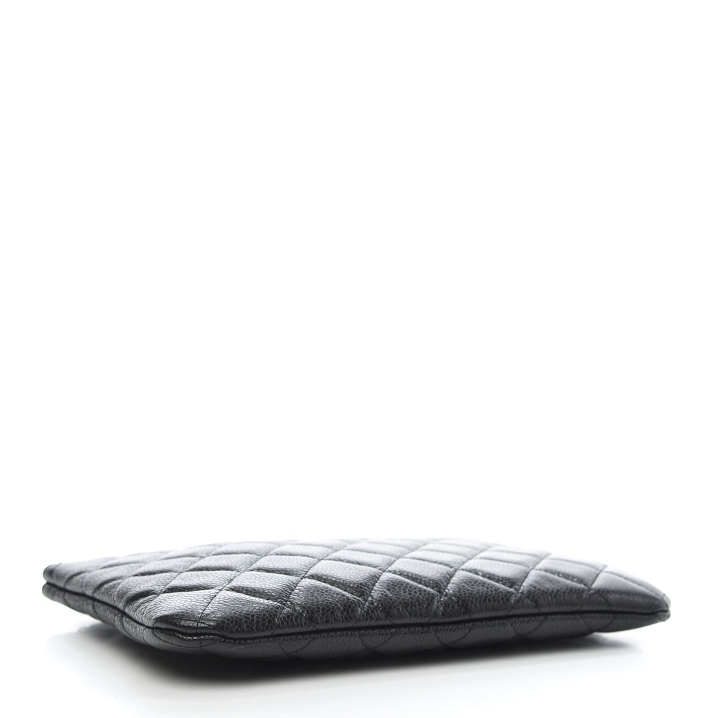 Caviar Quilted Medium Cosmetic Case Black