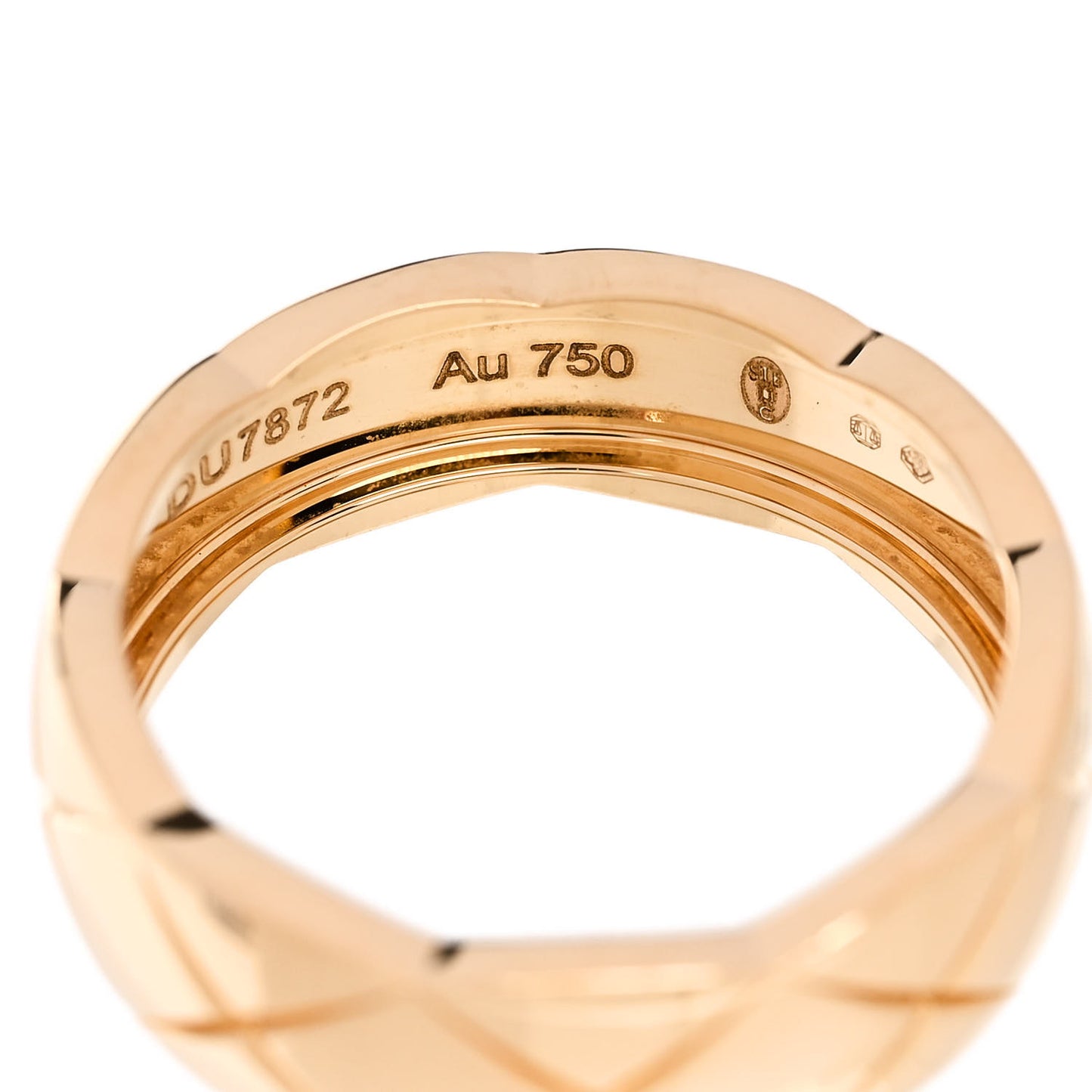 18K Yellow Gold Small Coco Crush Ring 58 8.5
