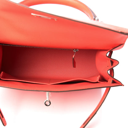 Hermes Epsom Kelly Sellier 28 Rose Texas 6 of 12