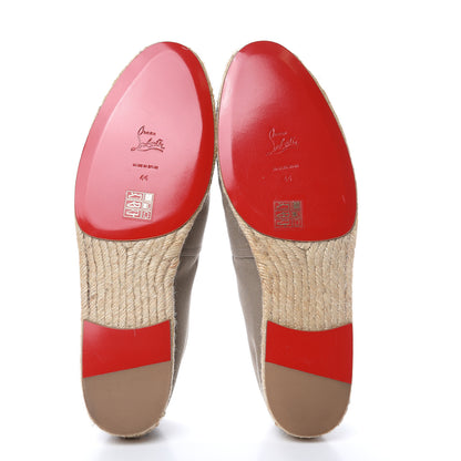 Christian Louboutin Jacquard Mens Rivalion Flat Espadrilles 44 Bavarois 6 of 9