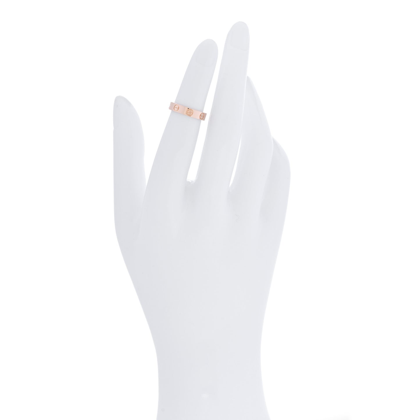 18K Pink Gold 3.5mm LOVE Wedding Band Ring 47 4