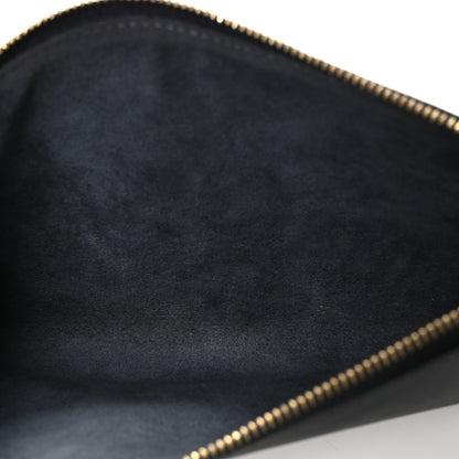 Louis Vuitton Epi Pochette Accessories 24 Black 5 of 10