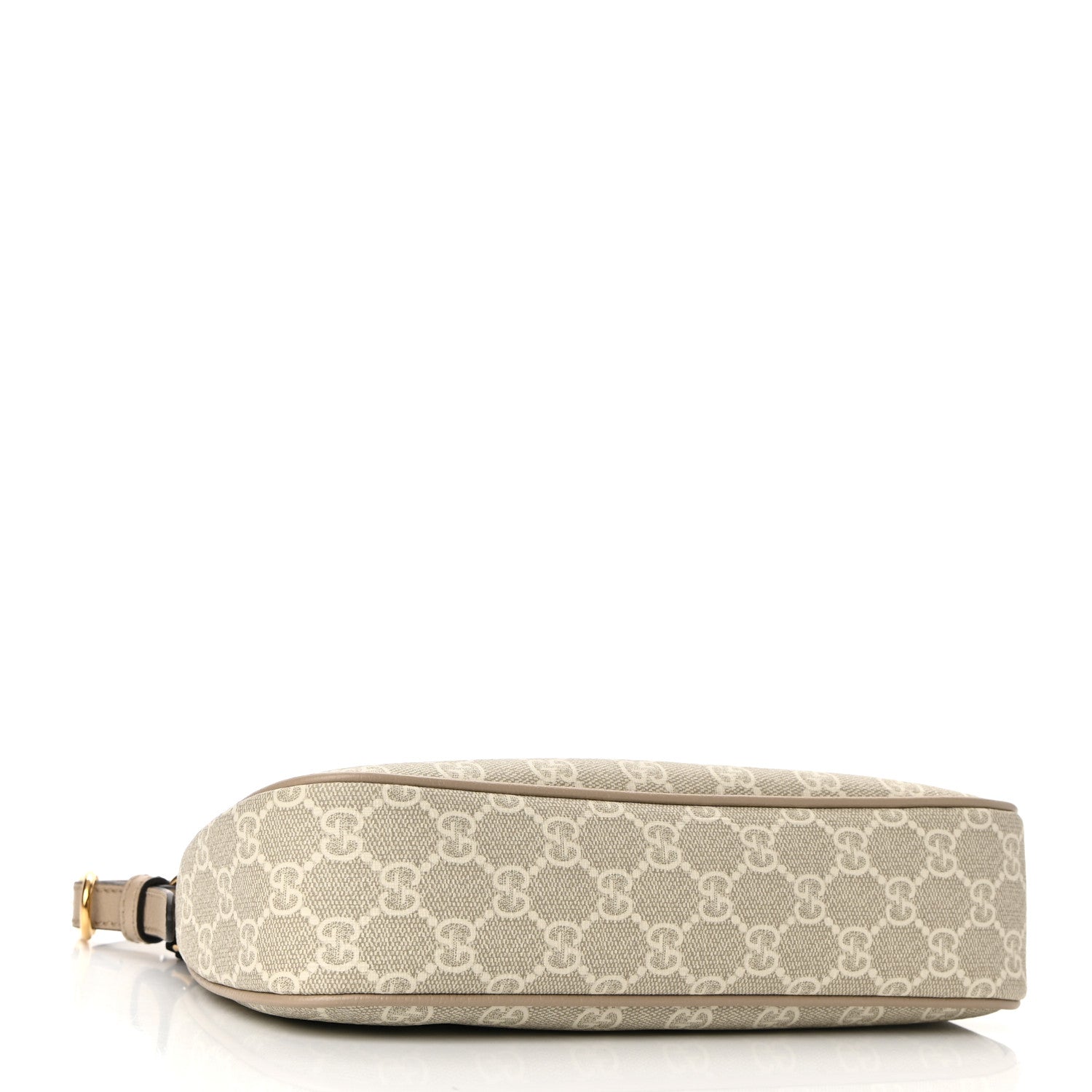 Gucci GG Supreme Monogram Textured Dollar Calfskin Small Ophidia Hobo Beige Mystic White Oatmeal 4 of 10