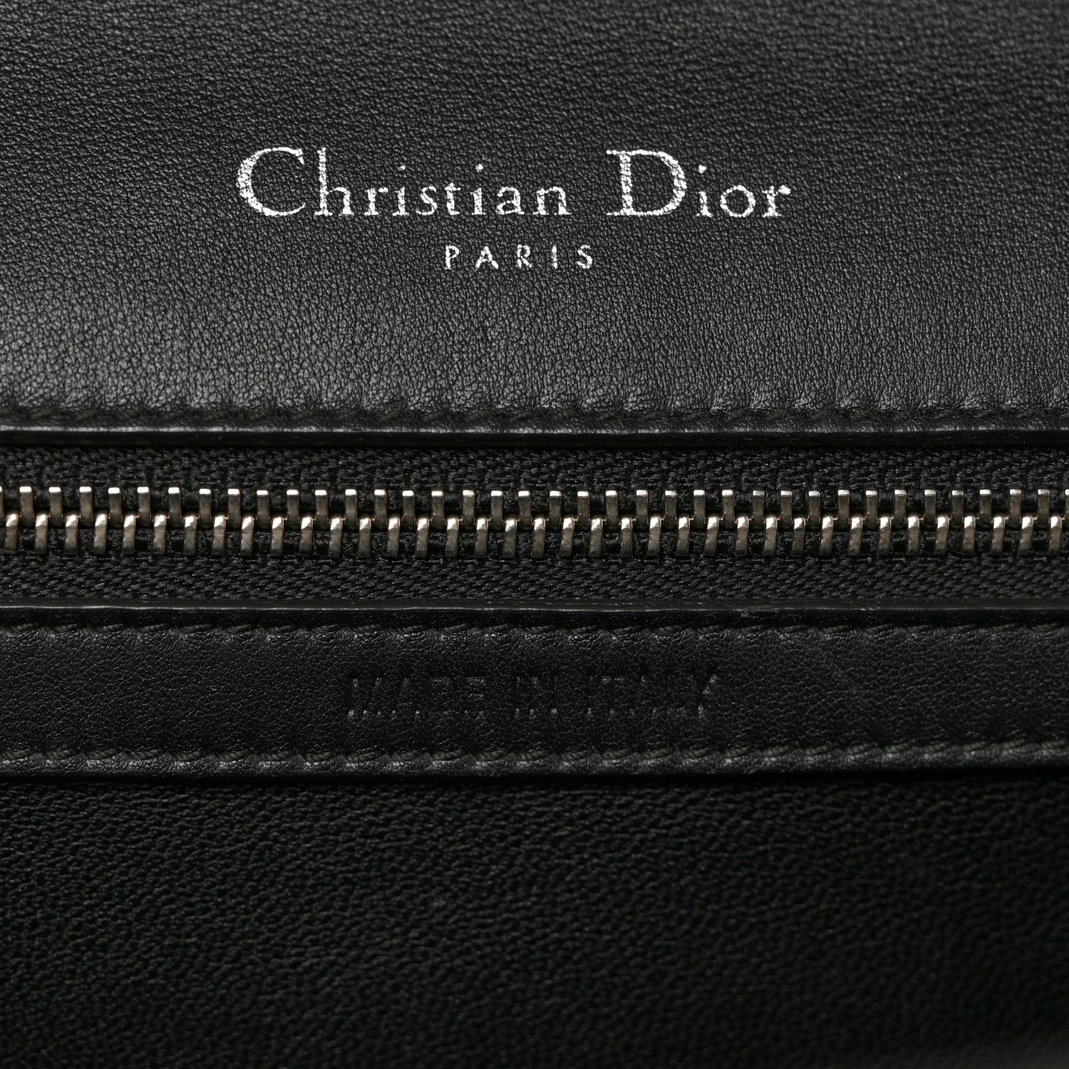 Christian Dior Calfskin Paradise Diorama Flap Bag Black 7 of 10
