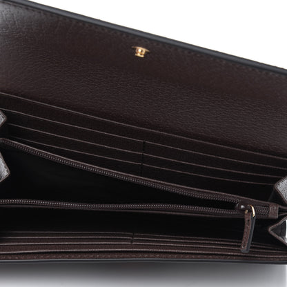 Gucci GG Supreme Monogram Web Ophidia Continental Wallet Brown 5 of 10