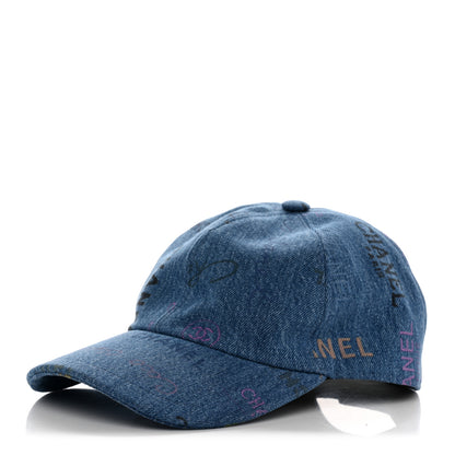 Chanel Denim Mood Cap Hat Blue 1 of 8