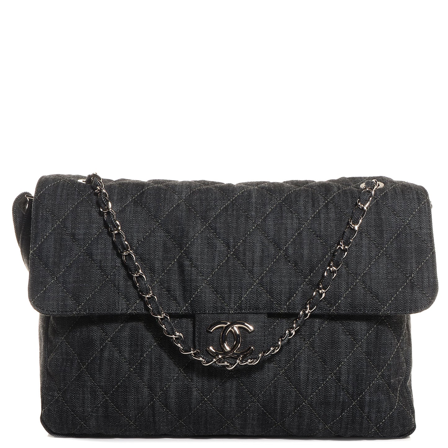 Denim Quilted Stretch Spirit Messenger Bag