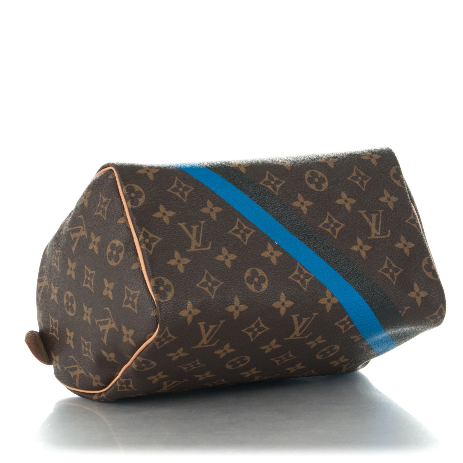 Louis Vuitton Monogram My LV Heritage Speedy 25 Noir Blue de France 4 of 8