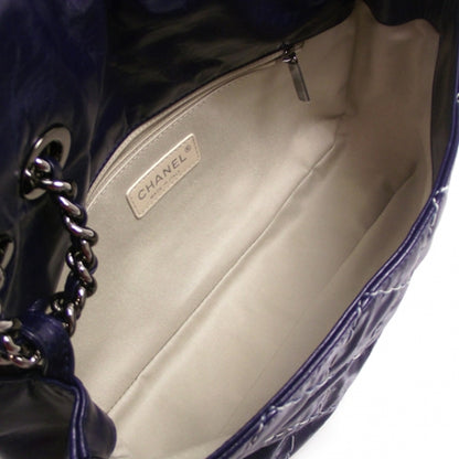 Chanel Washed Leather Stitched Medium Flap 6 of 12