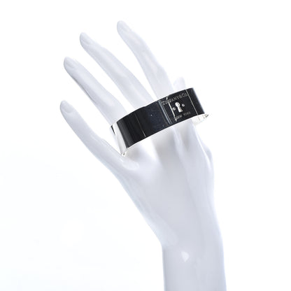 Tiffany Sterling Silver Diamond Wide Locks Bangle Bracelet 2 of 7