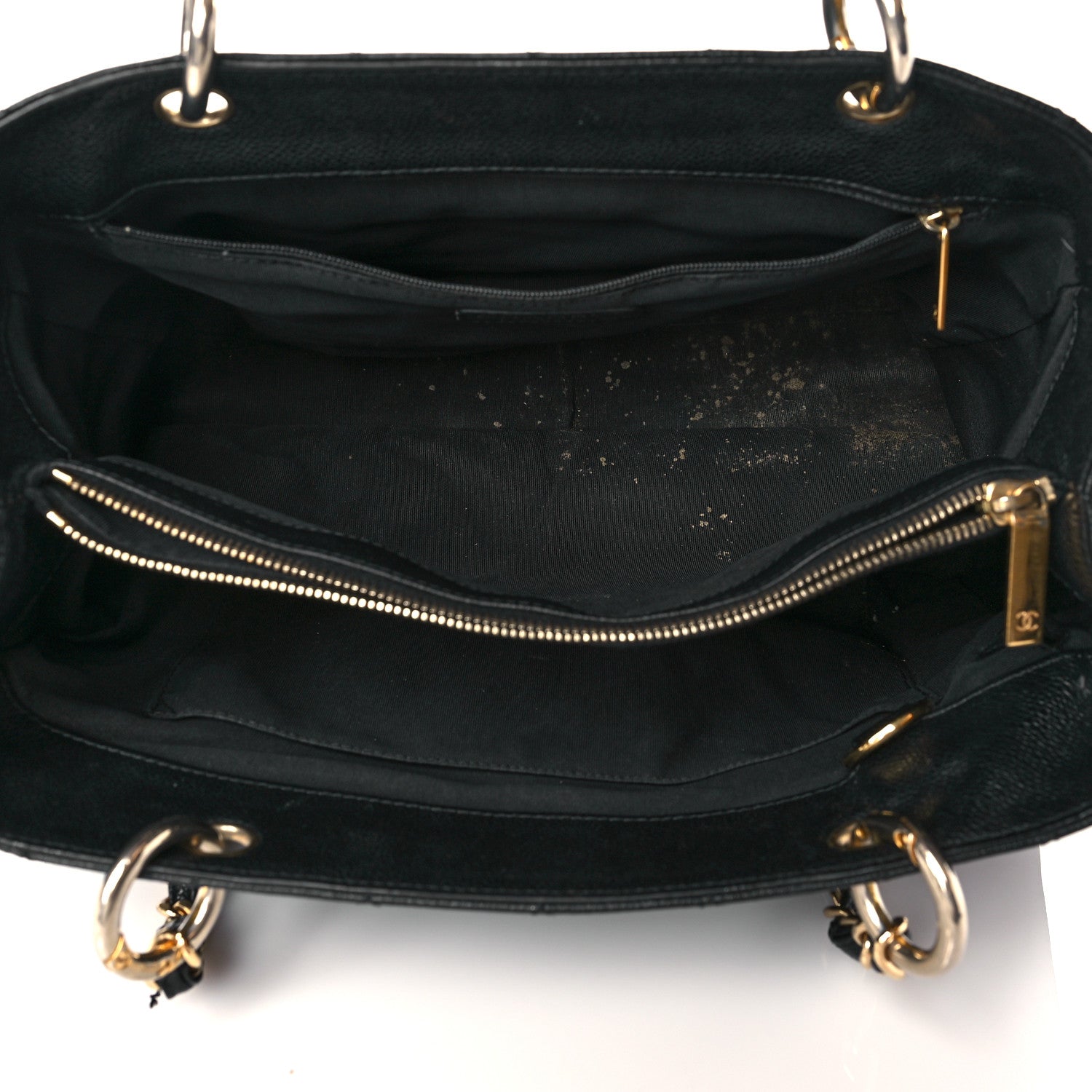 Chanel Caviar Quilted Grand Shopping Tote GST Black 5 of 18