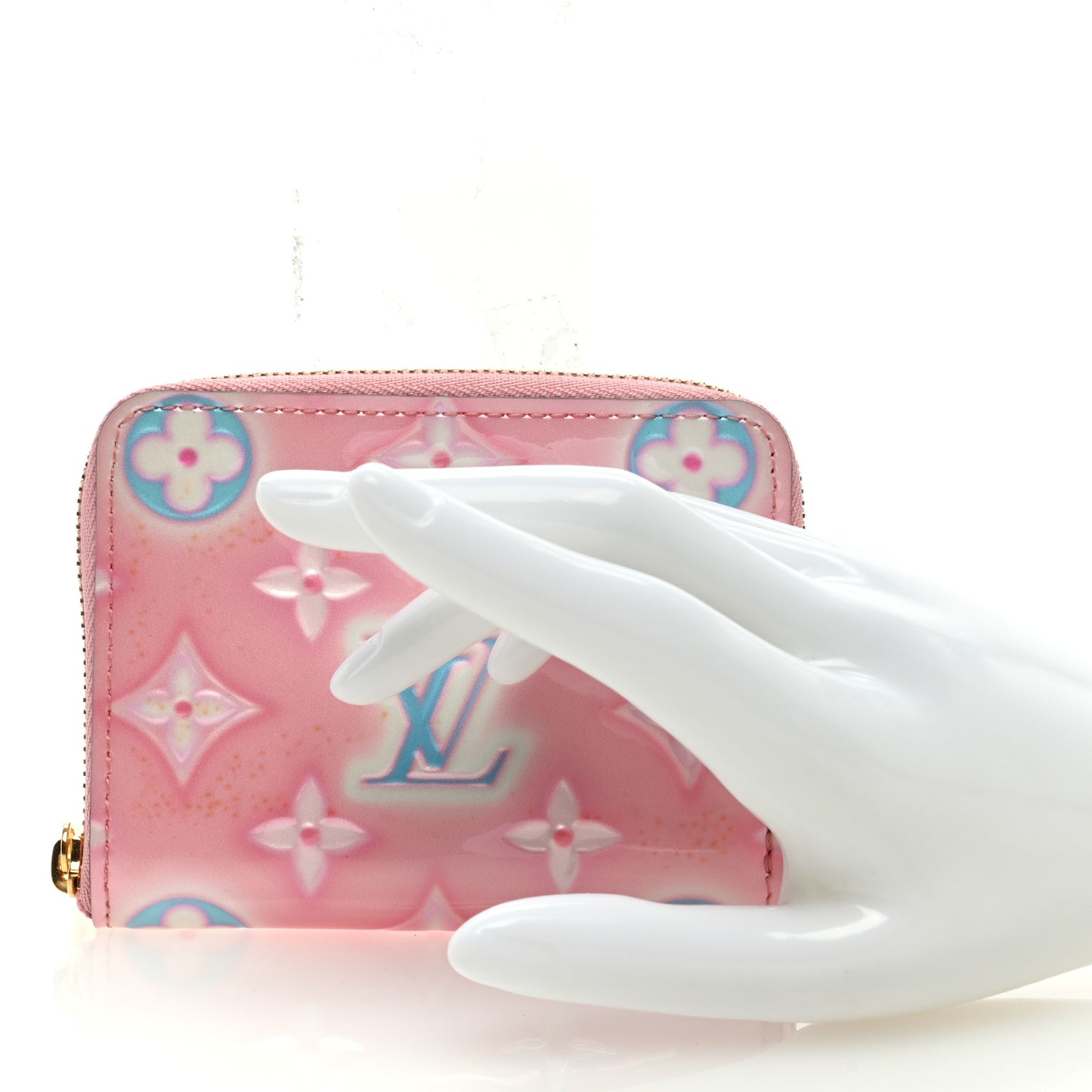 Vernis Valentine Zippy Coin Purse Light Pink Neon
