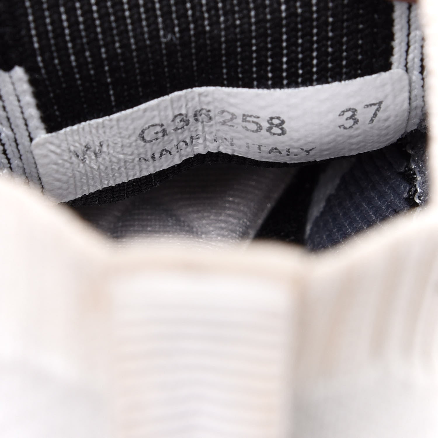 Chanel Fabric Suede Calfskin Stretch CC Sneakers Beige Black 7 of 8