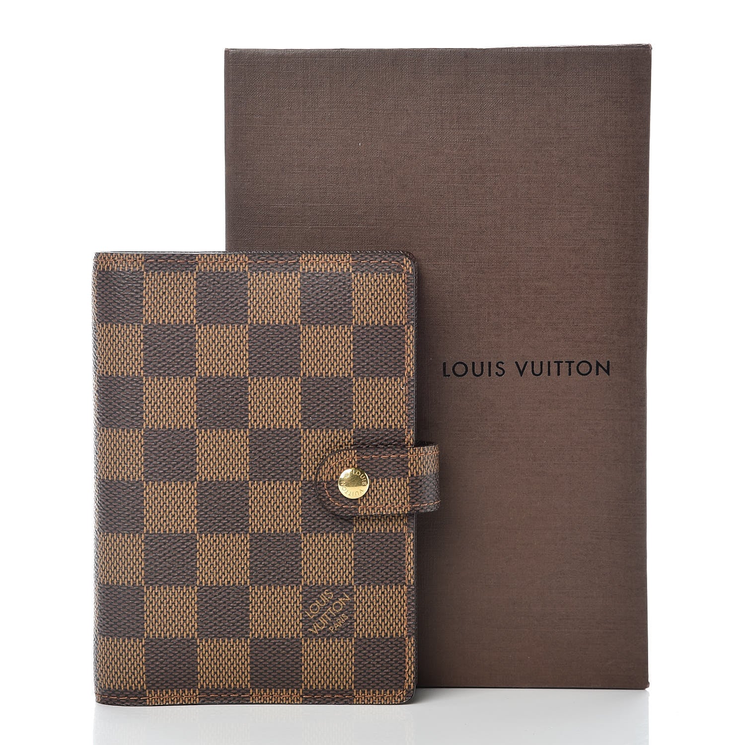 Louis Vuitton Damier Ebene Small Ring Agenda Cover 10 of 10