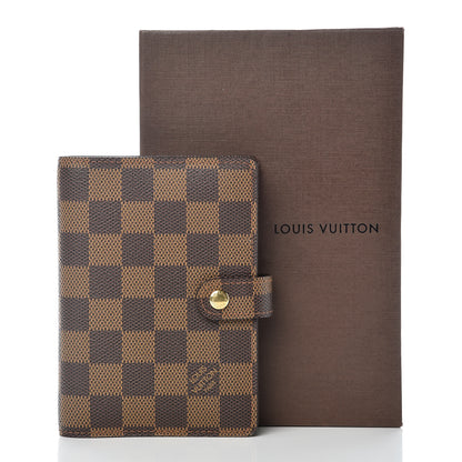 Louis Vuitton Damier Ebene Small Ring Agenda Cover 10 of 10