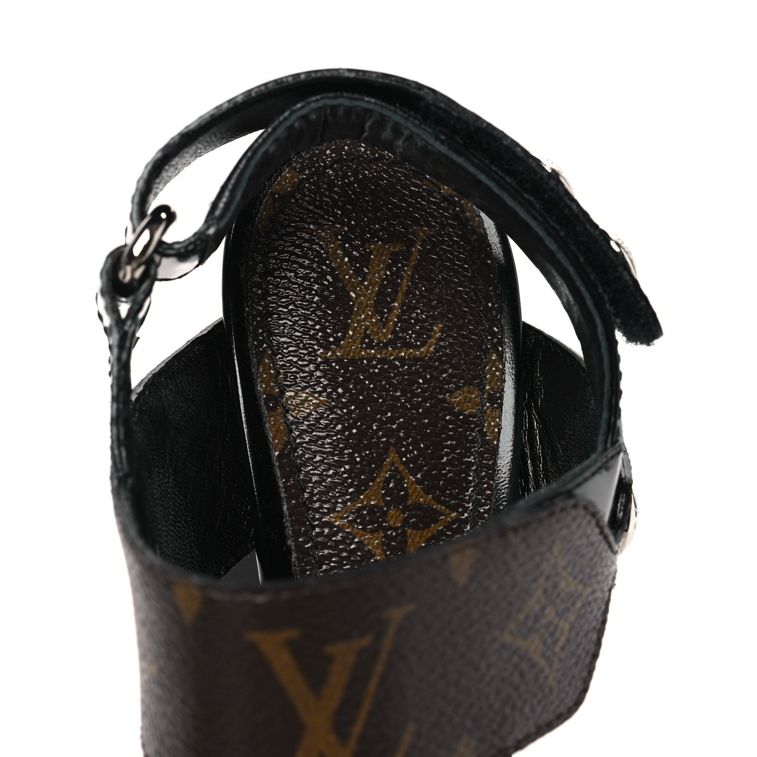 Louis Vuitton Monogram Star Trail Sandals 38.5 Black 7 of 8