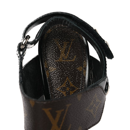 Louis Vuitton Monogram Star Trail Sandals 38.5 Black 7 of 8