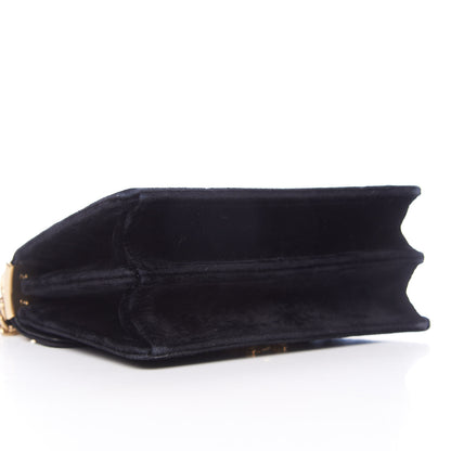 Miu Miu Velluto Matelasse Confidential Chain Shoulder Bag Black 3 of 10