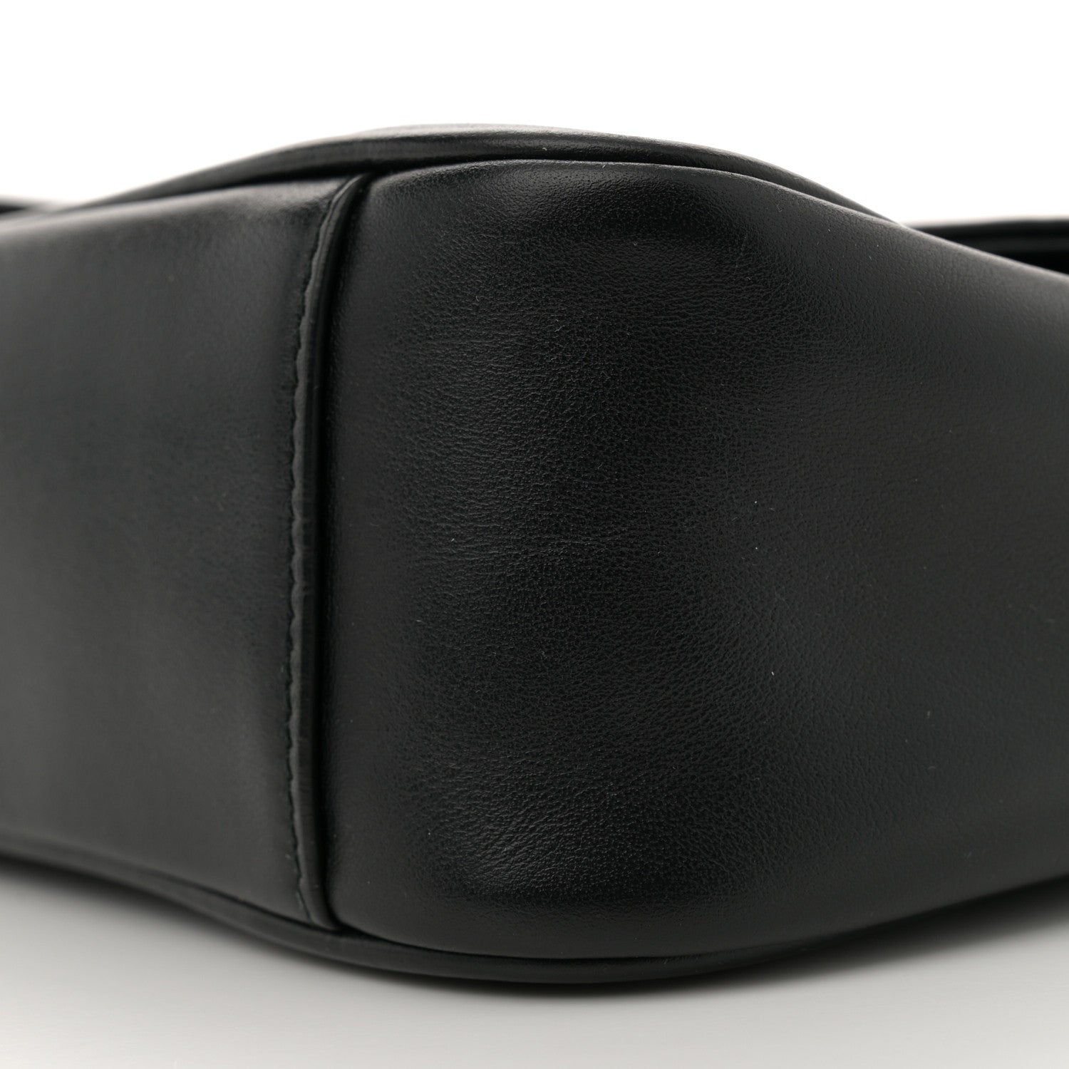 Gucci Calfskin Matelasse Small GG Marmont Shoulder Bag Black 10 of 11