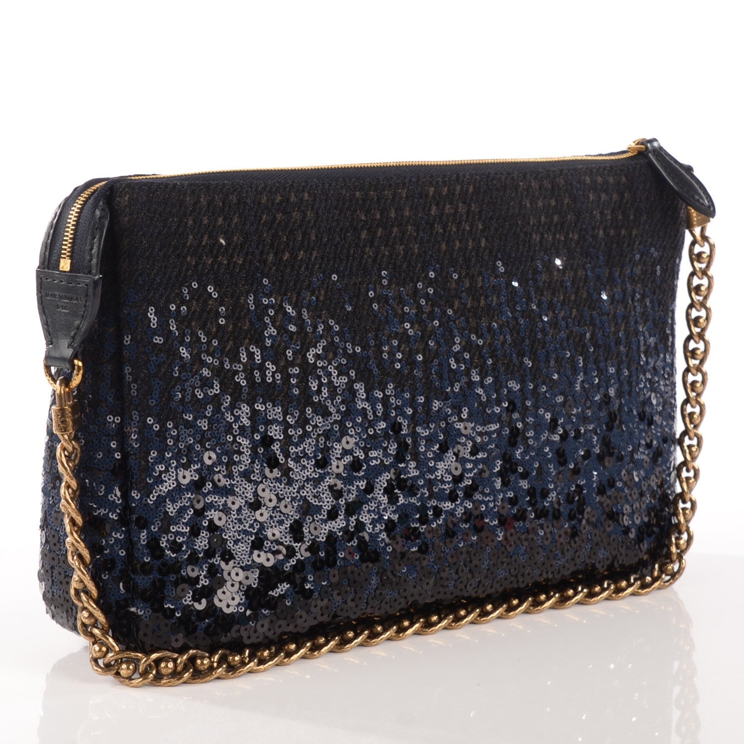 Louis Vuitton Monogram Reverie Pochette Accessories MM Blue 3 of 8