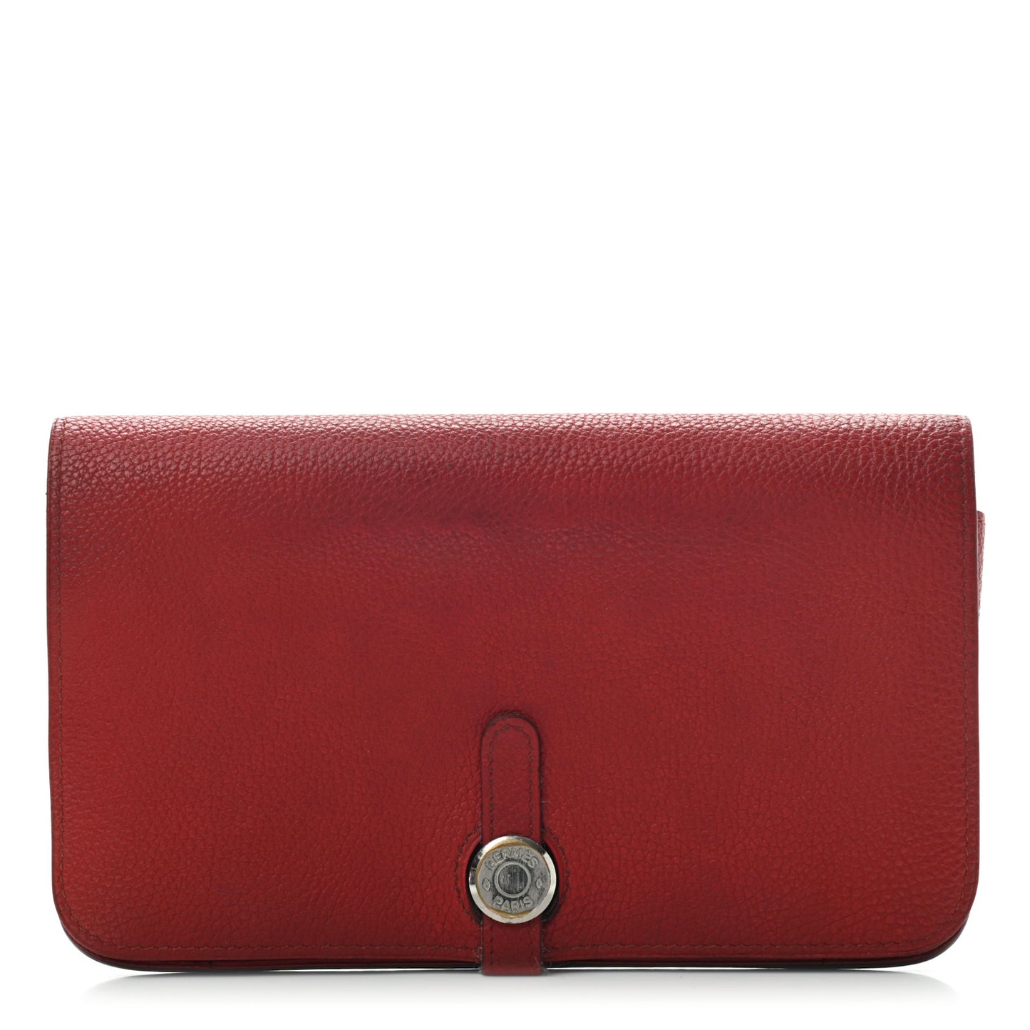 Togo Dogon Duo Wallet Rouge Garance