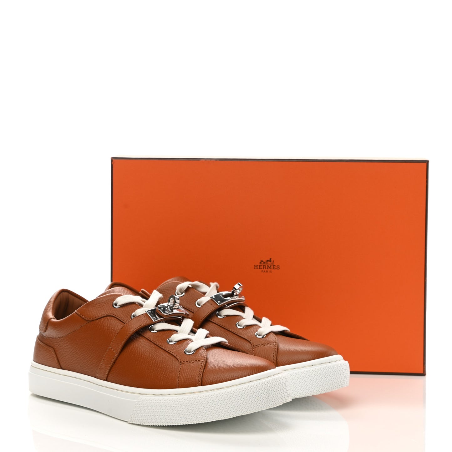 Calfskin Day Sneakers 39 Naturel