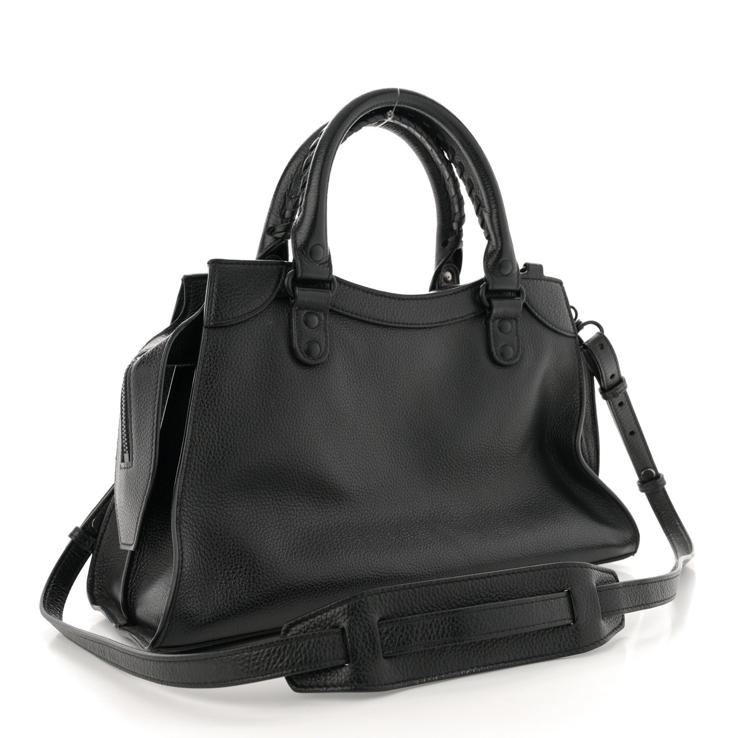 Grained Calfskin Neo Classic Black Hardware S City Black