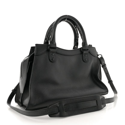 Balenciaga Grained Calfskin Neo Classic Black Hardware S City Black 3 of 15