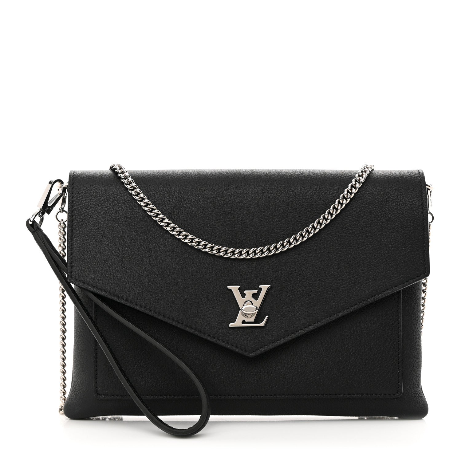 Louis Vuitton Soft Calfskin My Lockme Pochette Black 1 of 11