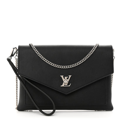 Louis Vuitton Soft Calfskin My Lockme Pochette Black 1 of 11