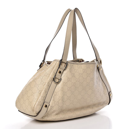 Gucci Guccissima Medium Abbey Shoulder Bag Off White 3 of 7